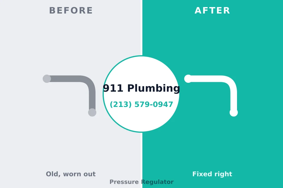 Before and after: plumbing repair Tillamook, OR